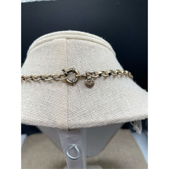 Vintage J. Crew Glass & Rhinestones Brass Tone Flower Statement 22" Necklace Yel - Picture 2 of 7